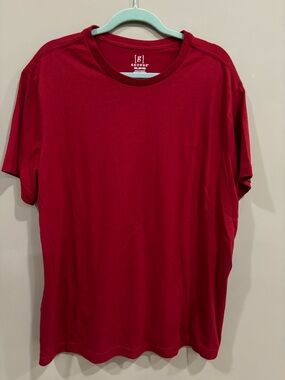 George Men's Crimson Short-Sleeve Crew Neck T-Shirt